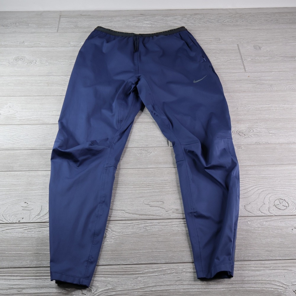 Nike Running Division Storm-FIT Tapered Track Pants Men's M Navy